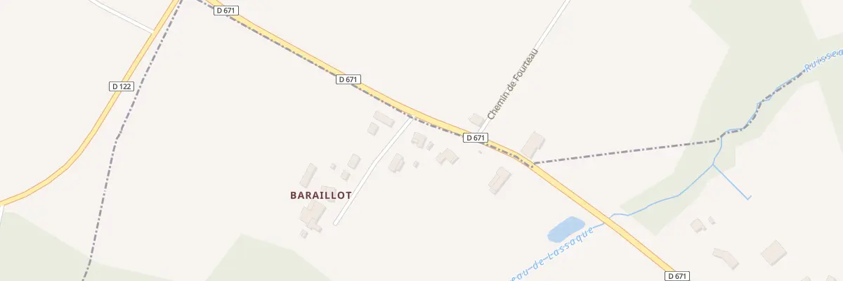 Plan du 2 Baraillot à Bellebat