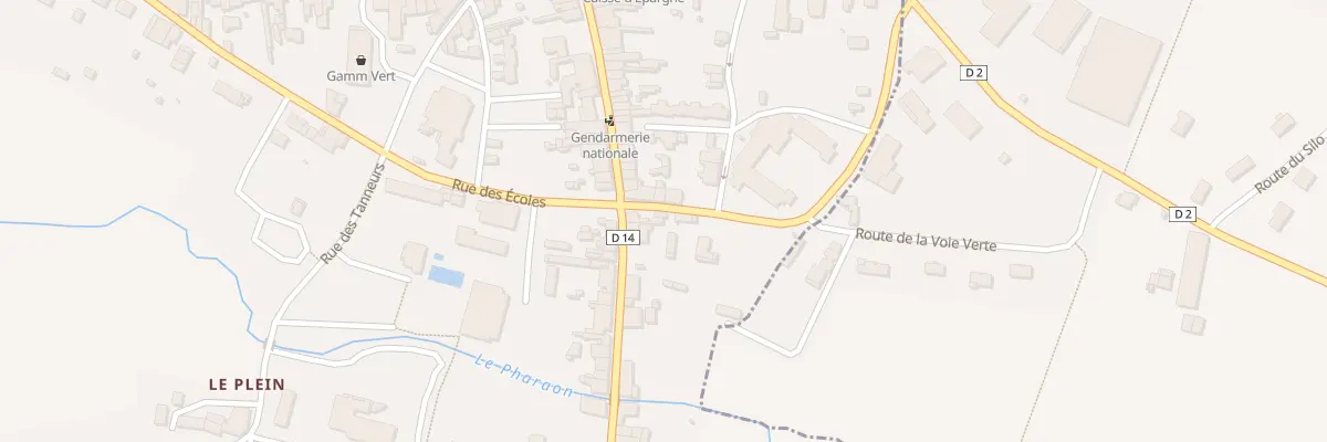 Plan du 53 Rue du Gen de Gaulle à Baignes-Sainte-Radegonde