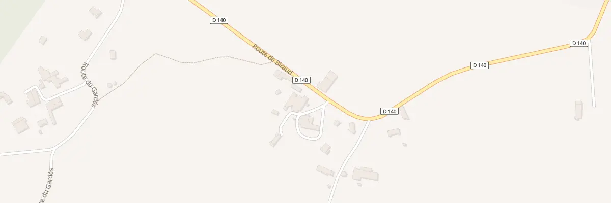 Plan du 12 Rte de Biraud à Faleyras