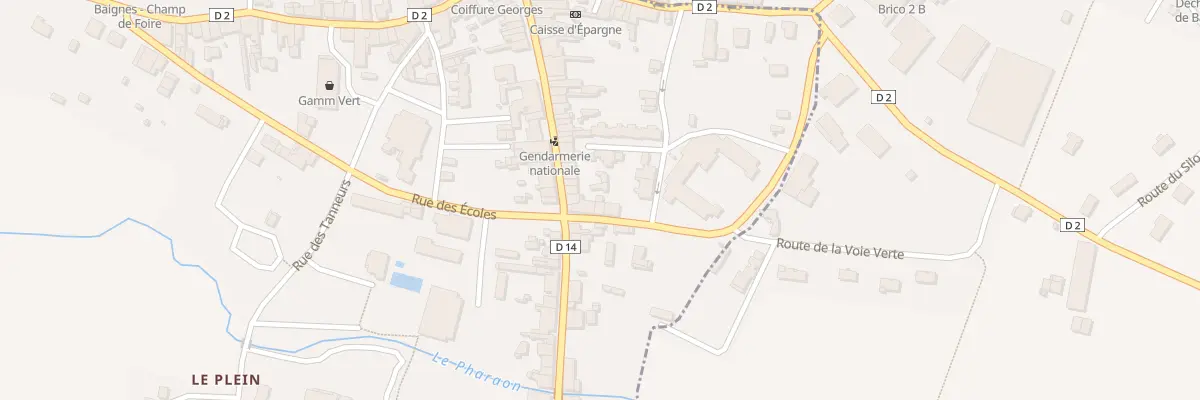 Plan du 49 Rue du Gen de Gaulle à Baignes-Sainte-Radegonde