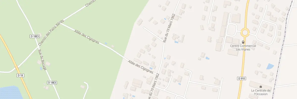 Plan du 55 Rue du 19 Mars 1962 aux Billaux