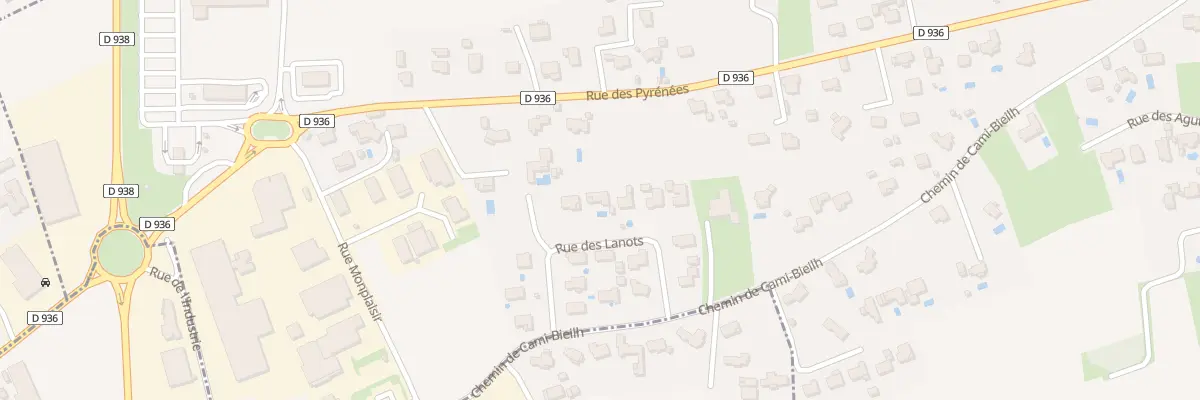 Plan du 12 Rue des Lanots à Bénéjacq