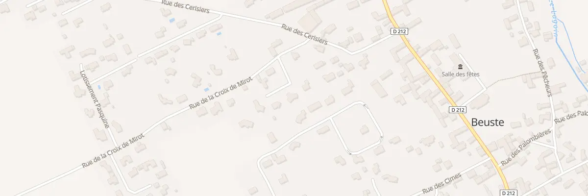 Plan du 2 Lot de la Croix de Mirot à Beuste