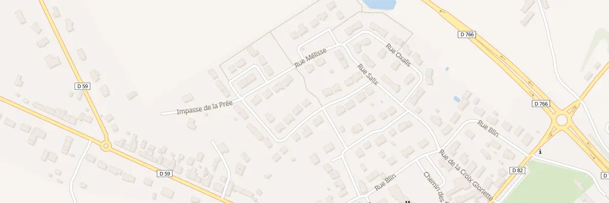 Plan du 10 Rue Mélisse à Jarzé Villages