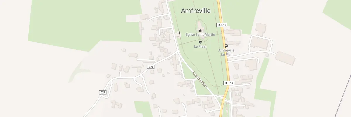Plan du 44 Rue du Plain à Amfreville