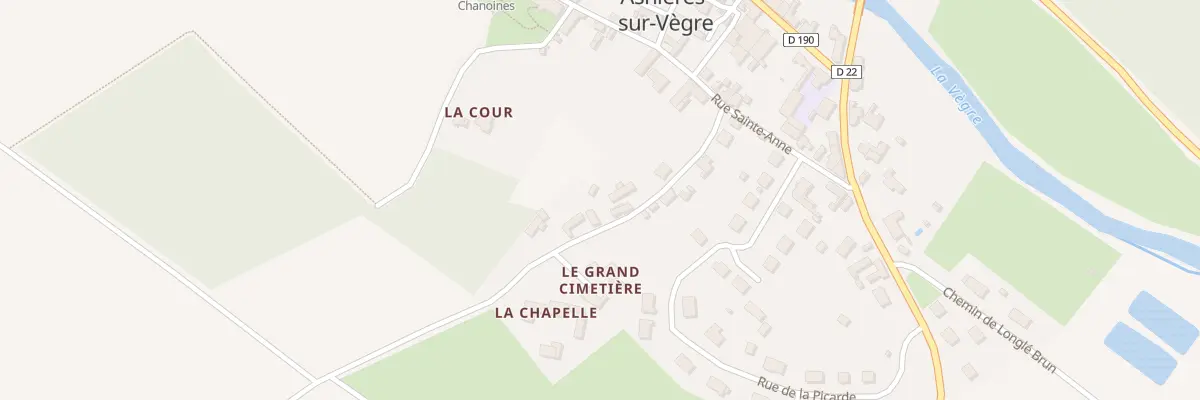 Plan du 7 Che du Tertre à Asnières-sur-Vègre