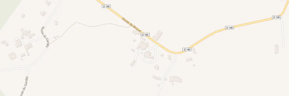 Plan du 54 Biraud à Faleyras