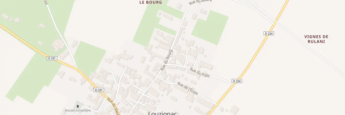 Plan du 24 Rue du Bourg à Louzignac