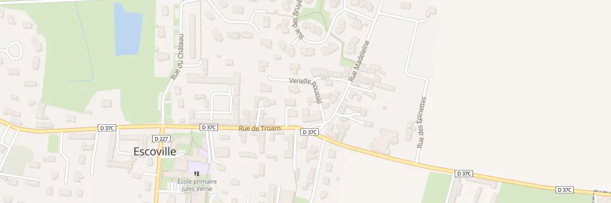 Plan du 5 Pl de la Croix à Escoville