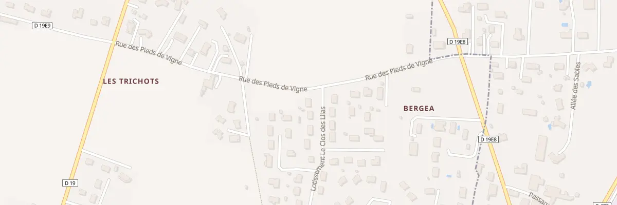 Plan du 1 Lot le Clos des Lilas à Saint-Maixant