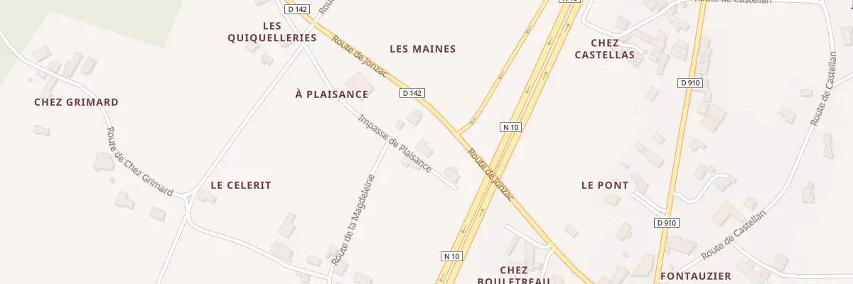 Plan du 5309A Rte de Jonzac à Chevanceaux