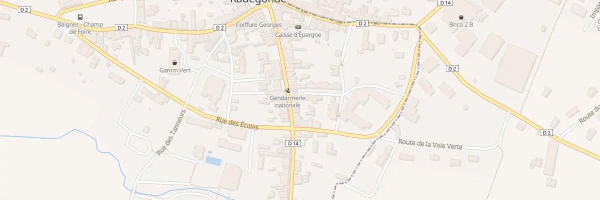 Plan du 39 Rue du Gen de Gaulle à Baignes-Sainte-Radegonde