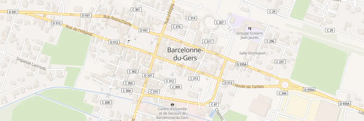 Plan du 7B Rue des Pénitents à Barcelonne-du-Gers