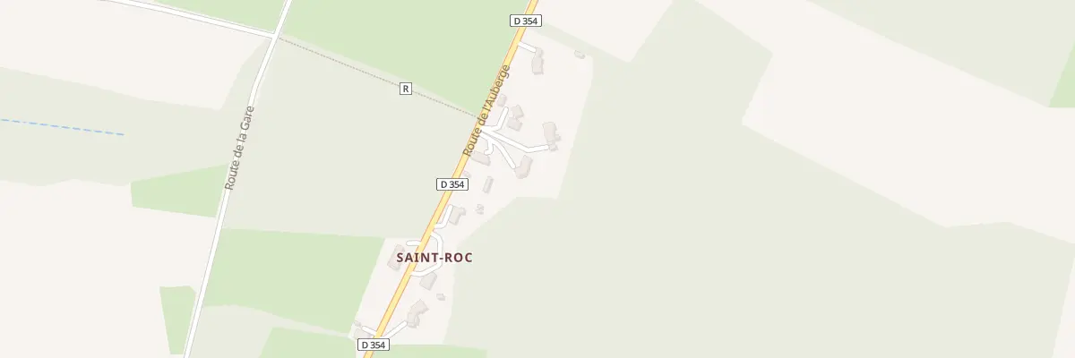 Plan de A Saint-Roc au Frêche