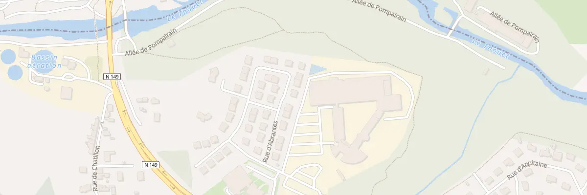 Plan du 33 Rue d’Abrantes à Parthenay