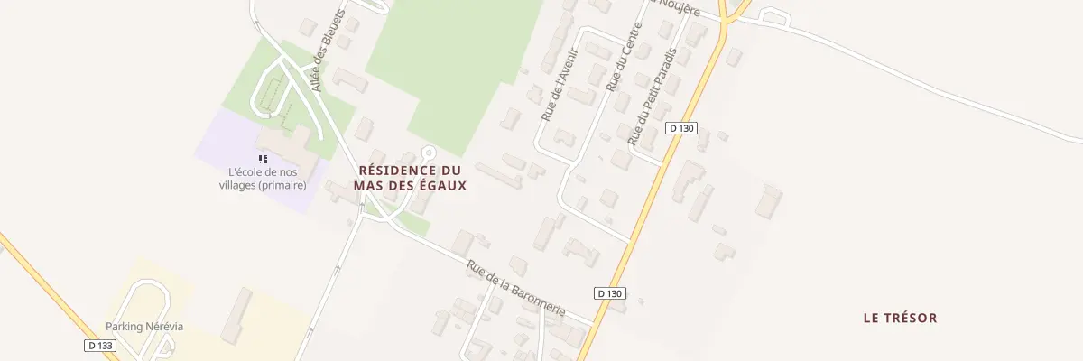 Plan du 1 Rue de l’Avenir à Néré