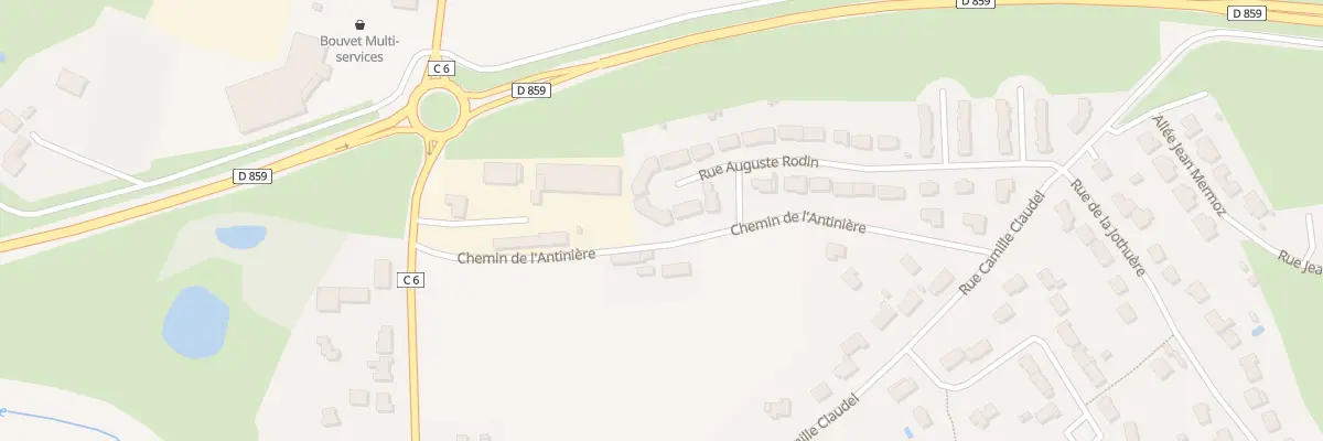 Plan du 23 Rue Auguste Rodin à Durtal