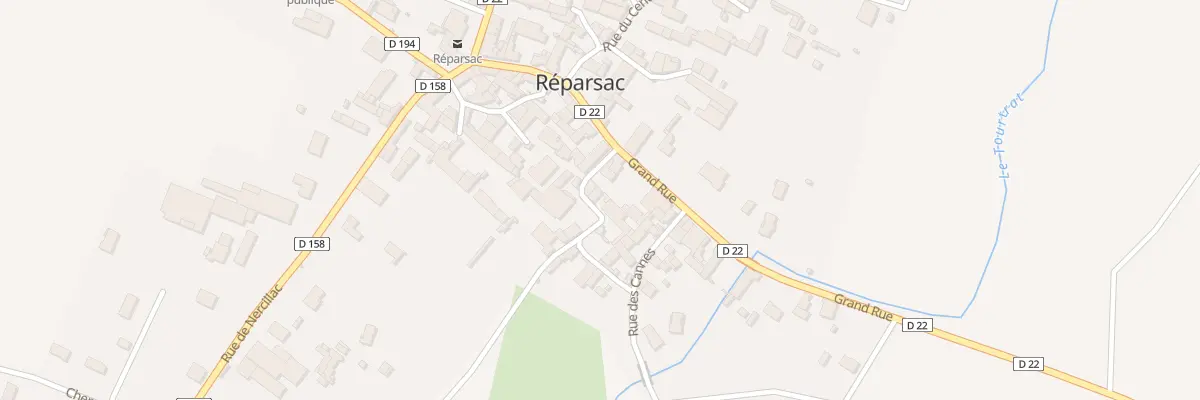 Plan du 7 Rue de la Taillée à Réparsac