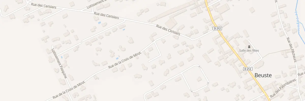 Plan du 5 Rue de la Croix de Mirot à Beuste