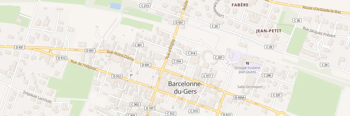 Plan du 4 Rue d’Etigny à Barcelonne-du-Gers