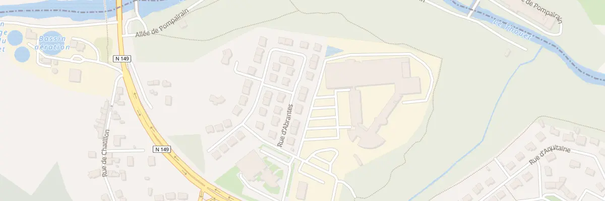 Plan du 37 Rue d’Abrantes à Parthenay