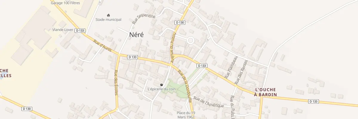 Plan du 6 Av du Poitou à Néré