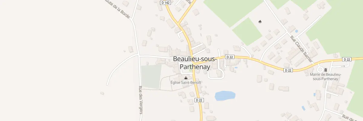 Plan du 9 Pl Saint Benoit à Beaulieu-sous-Parthenay