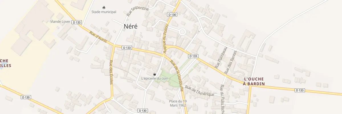 Plan du 2 Av du Poitou à Néré