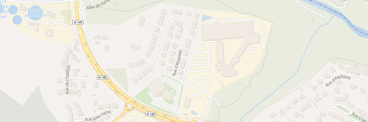 Plan du 41 Rue d’Abrantes à Parthenay