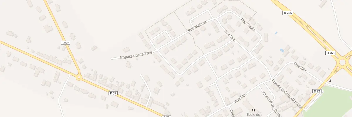 Plan du 18 Rue Mélisse à Jarzé Villages