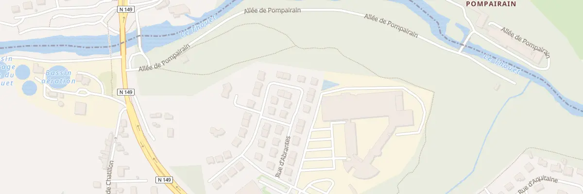 Plan du 22 Rue d’Abrantes à Parthenay