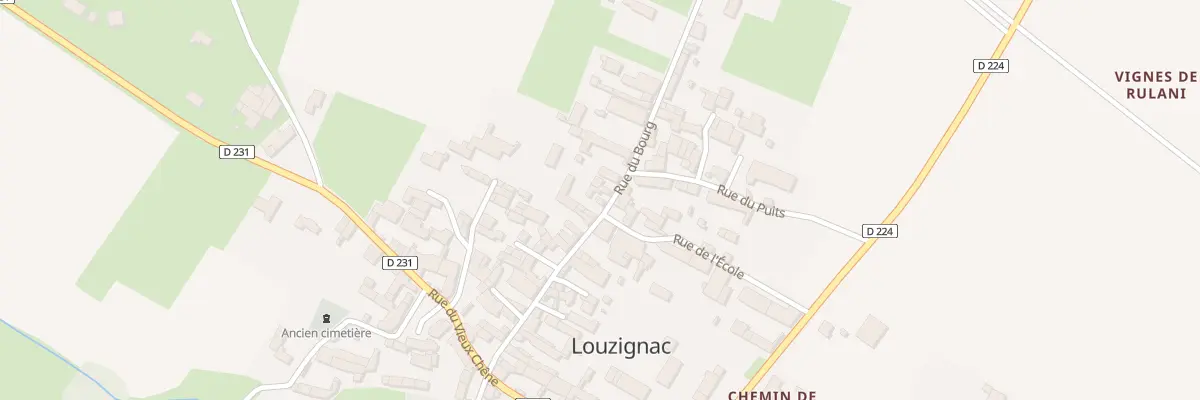 Plan du 21 Rue du Bourg à Louzignac