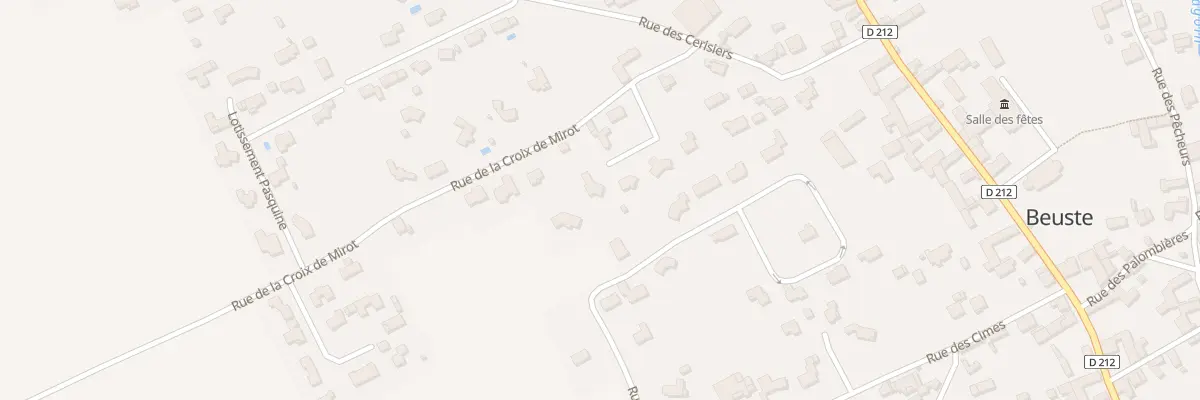Plan du 4 Lot de la Croix de Mirot à Beuste