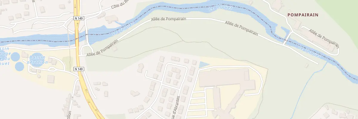 Plan du 23 Rue d’Abrantes à Parthenay
