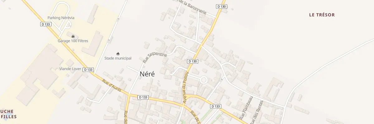 Plan du 21 Av du Poitou à Néré