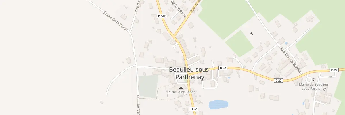 Plan du 6 Rue des Lavandières à Beaulieu-sous-Parthenay