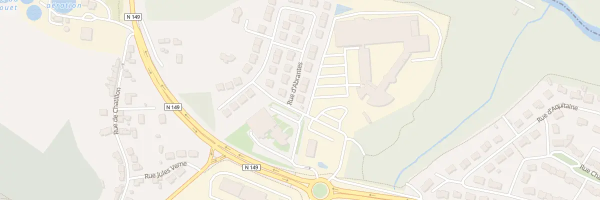 Plan du 4 Rue d’Abrantes à Parthenay