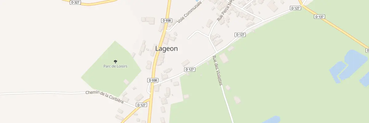 Plan du 3 Rue des Sorbiers à Lageon