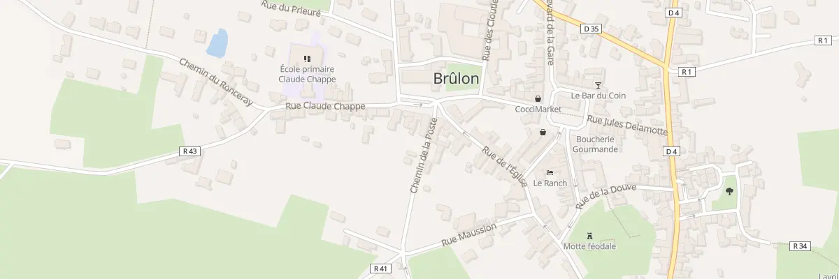 Plan du 5 Pl Gautier Chevreuil à Brûlon
