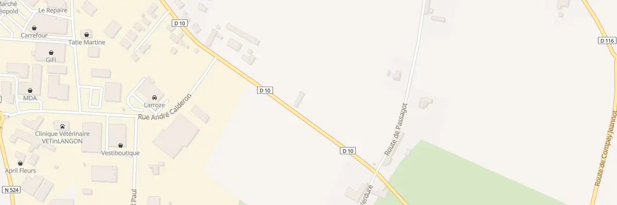 Plan du 73 Av Nelson Mandela à Langon