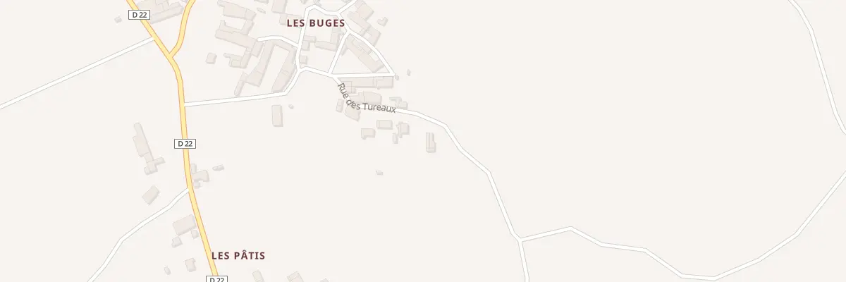 Plan du 8 Rue des Tureaux à Sainte-Sévère