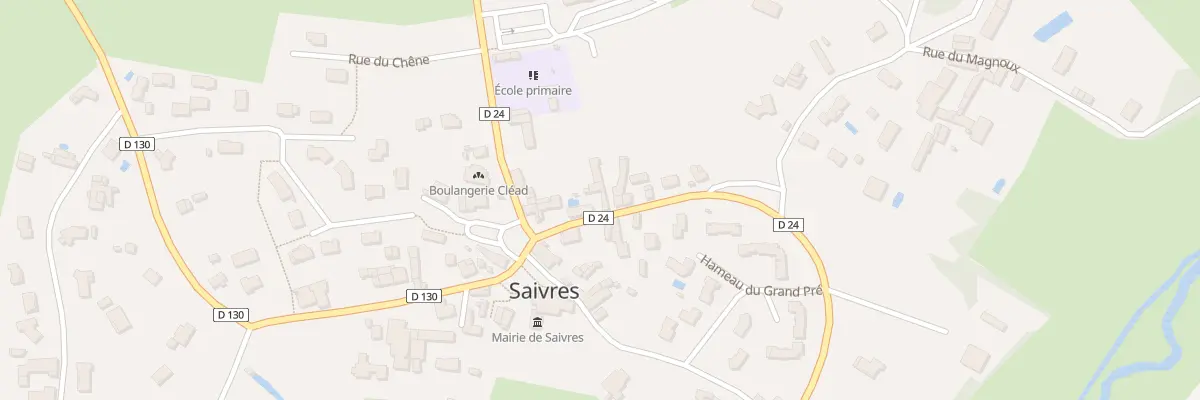 Plan du 3 Rte du Grand Pré à Saivres