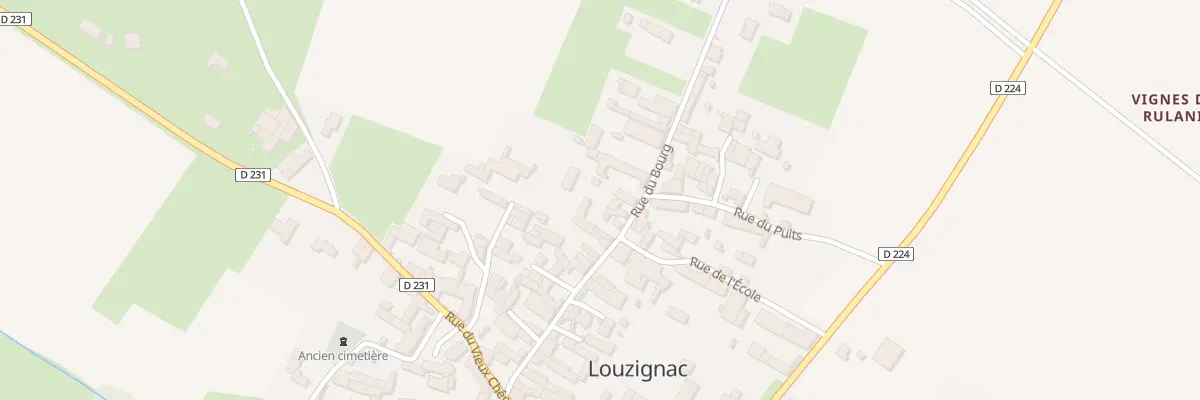 Plan du 19 Rue du Bourg à Louzignac