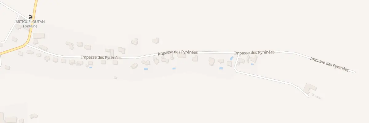 Plan du 28B Imp des Pyrénées à Artigueloutan