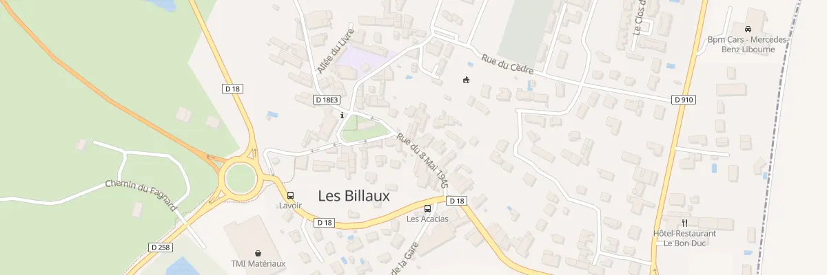 Plan du 3 Rue du 8 Mai 1945 aux Billaux