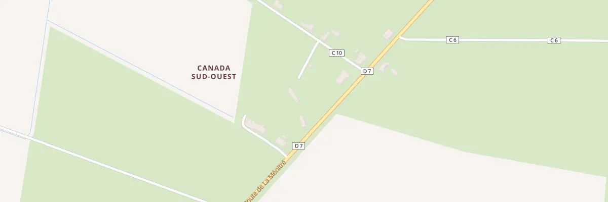 Plan du 2 Che de Canada à Beaufort-en-Anjou