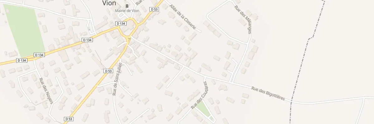 Plan du 16 Rue des Bigottières à Vion