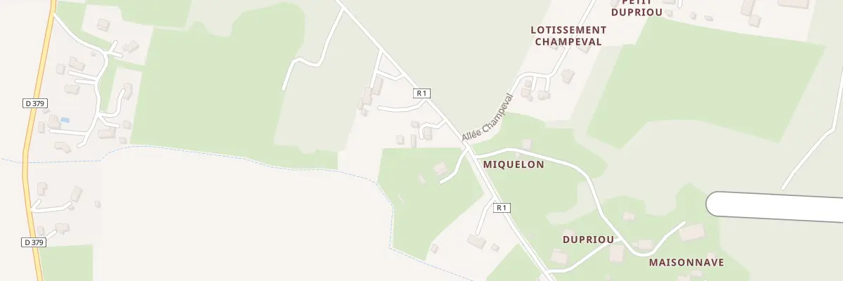 Plan du 152 Sarpout à Saint-Gor