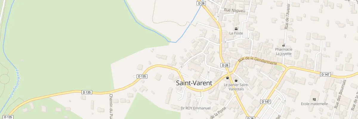 Plan du 40 Rue Montrabais à Saint-Varent
