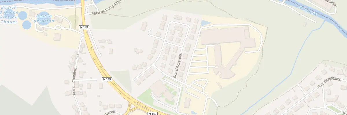 Plan du 30 Rue d’Abrantes à Parthenay